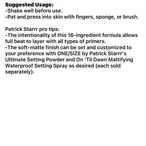 🌷One/Size 55N Med Dark Neutral Turn Up The Base Liquid Foundation New FullSz - Picture 12 of 12